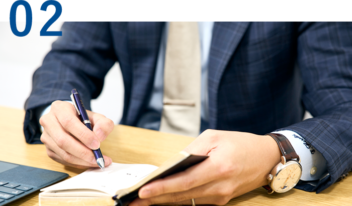 丁寧な説明迅速・的確な対応